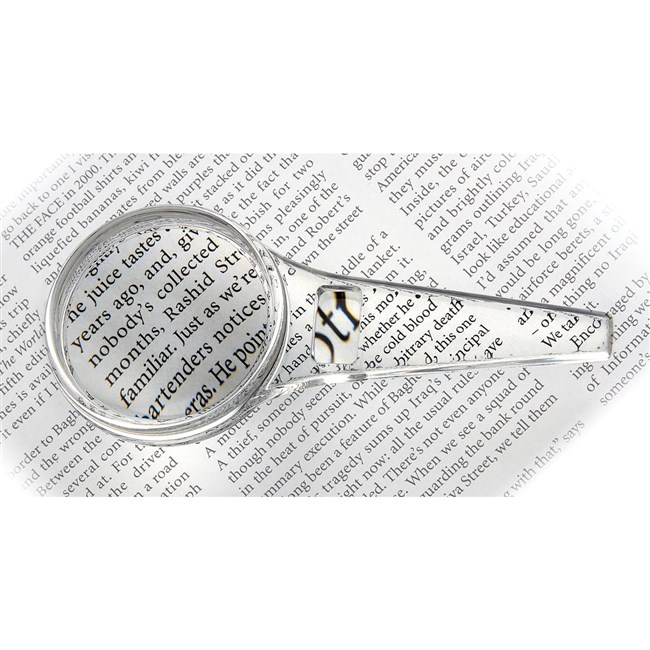 2 in one magnifier glass - 3x, 8x, 40mm