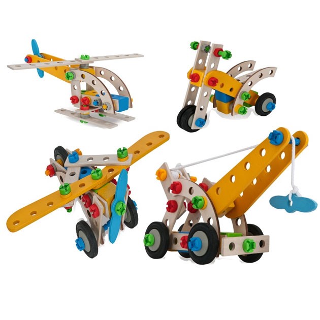 Heros 39022 Construction kit in wood - Crane