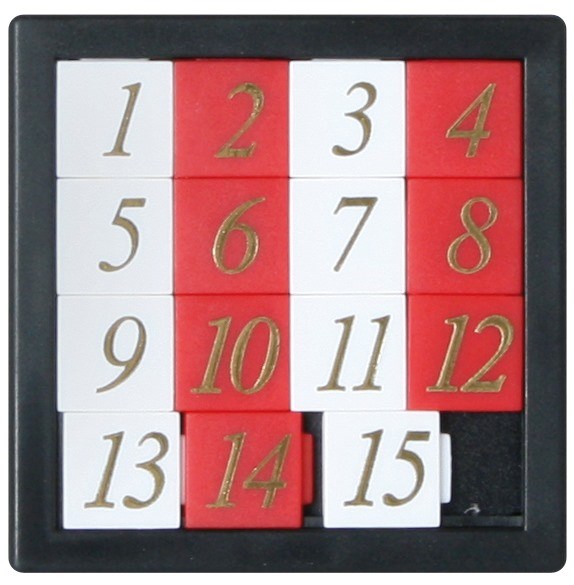 Number puzzle, 1-15