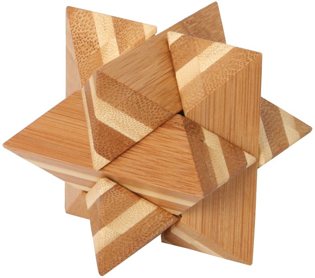 Star - Bamboo IQ Puzzle