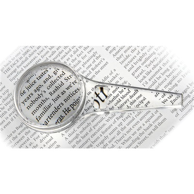 2 in one magnifier glass - 3x, 8x, 40mm