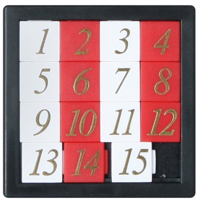 Number puzzle, 1-15