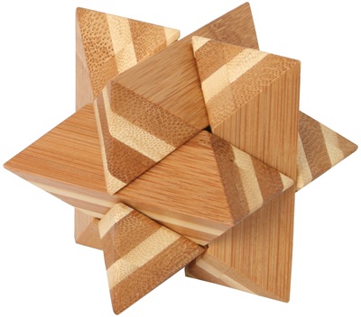 Star - Bamboo IQ Puzzle