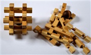 The Imprisoned Ball - Bamboo IQ Puzzle