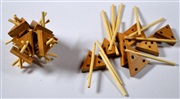 Triangulated / Triangles - Bamboo IQ Puzzle