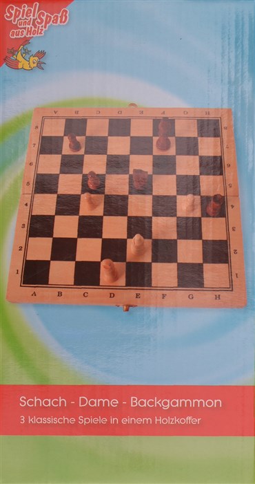 3 games in one - Chess - Checkers - Backgammon 3 games in one - Chess - Checkers - Backgammon