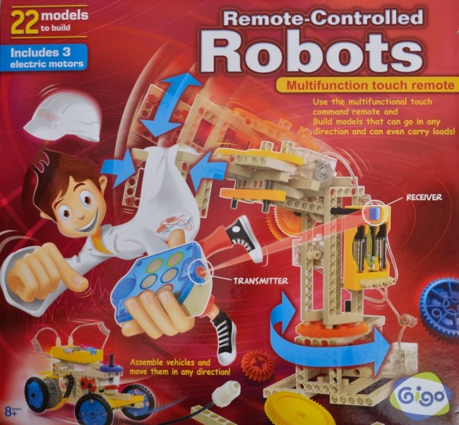 Build robots with 3 motors and remote control Build robots with 3 motors and remote control