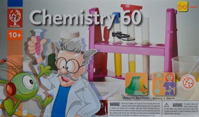 Chemistry set with 60 experiments Chemistry set with 60 experiments