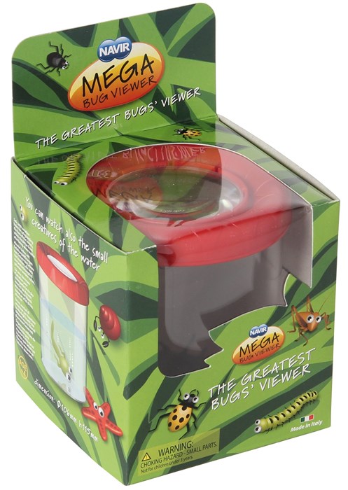 Large insect glass with magnifying glass Large insect glass with magnifying glass