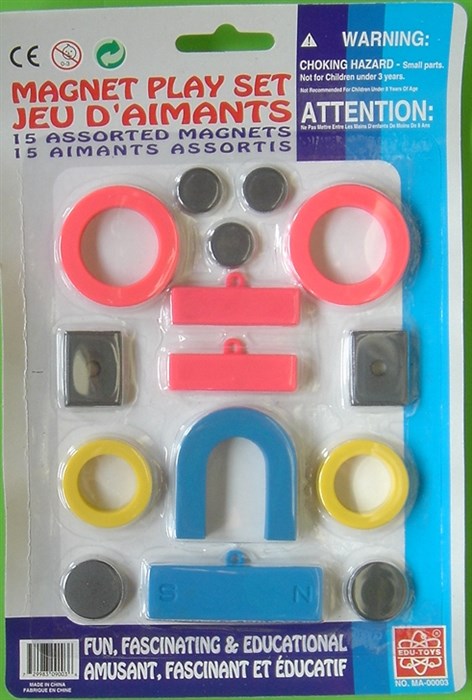 Magnet kit with 15 small magnets Magnet kit with 15 small magnets