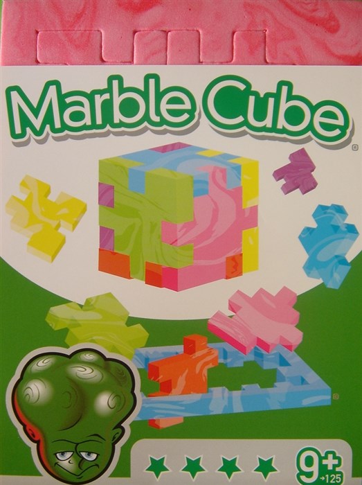 Pink Marble Cube - Buckminster Fuller