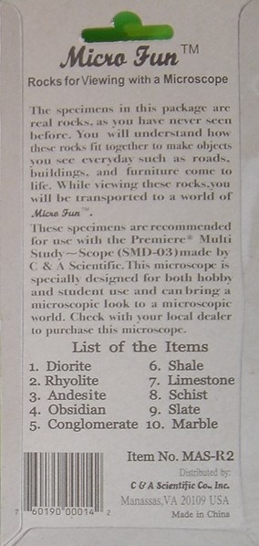 Rock samples 2 Rock samples 2