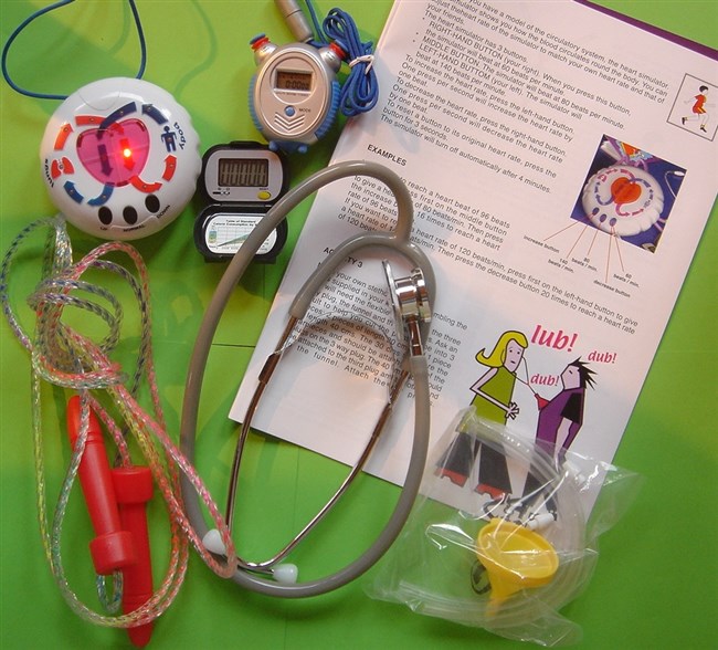 The heart that beats - pedometer, stethoscope, etc. The heart that beats - pedometer, stethoscope, etc.