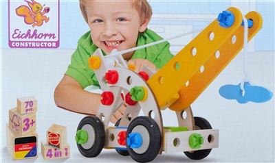 Heros 39022 Construction kit in wood - Crane