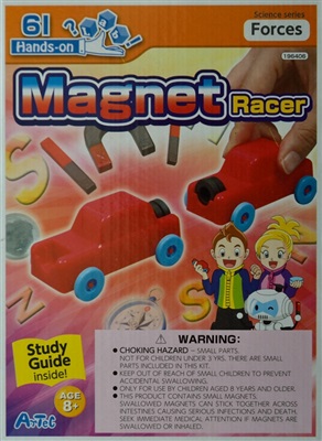Magnet race car