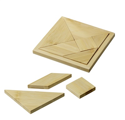 Tangram - made of bamboo