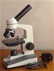 Digital microscope with LED lamp