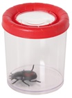 Large insect glass with magnifying glass